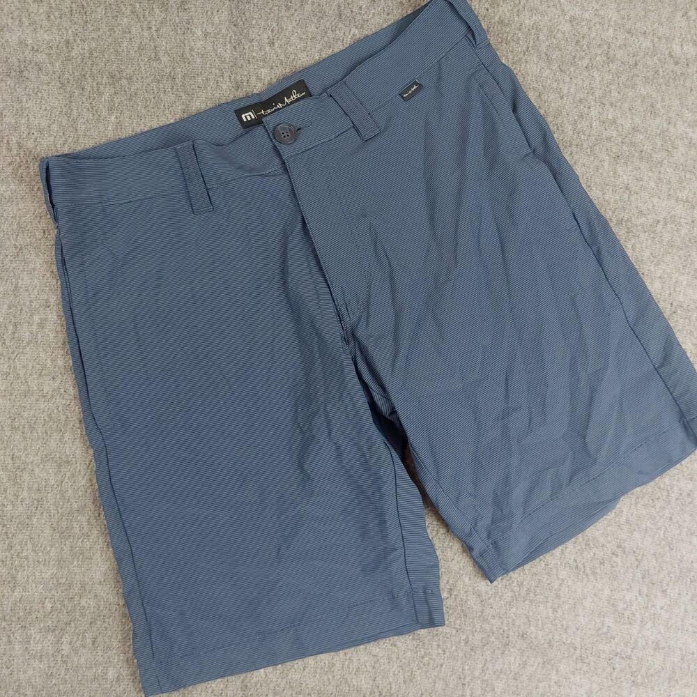 Travis Mathew Chino Performance Golf Shorts Men's 30 (Fit 32x9) Blue